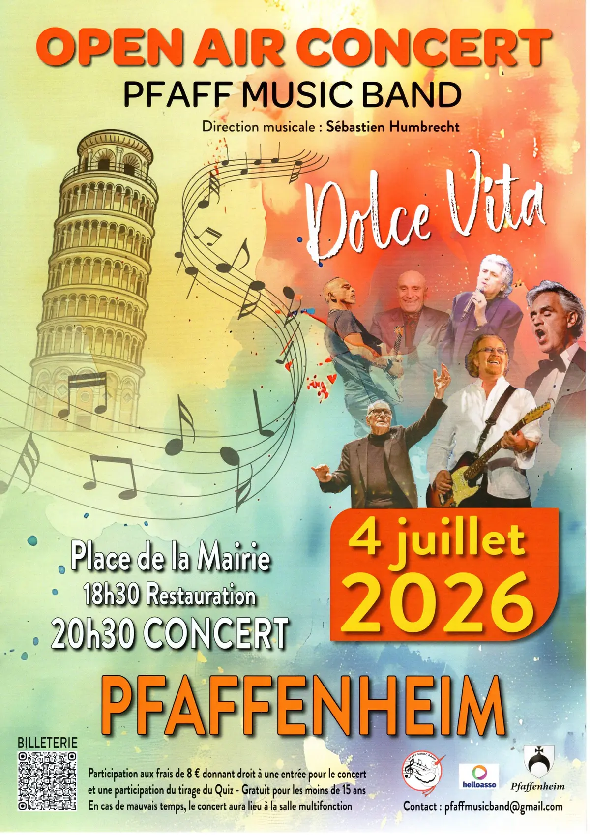 Open air Concert du PFAFFmusic BAND