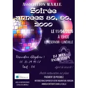 Soirée années 80, 90, 2000