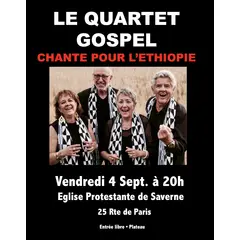 Concert Quartet Gospel pour l'Ethiopie