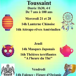 Ateliers vacances scolaire de la Toussaint