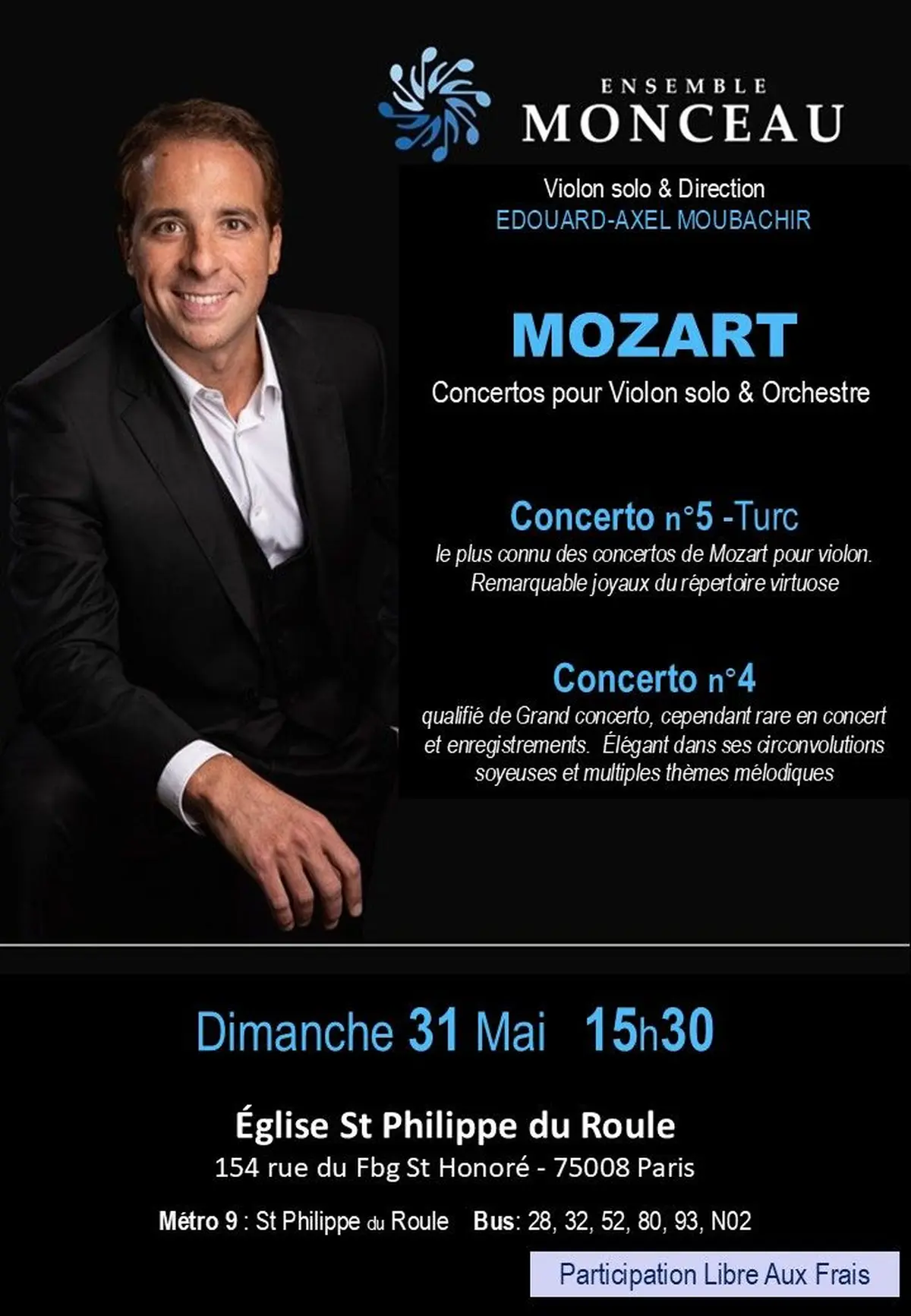MOZART - 2 Concertos n°4 & n°5 -Turc : pour Violon & Orchestre