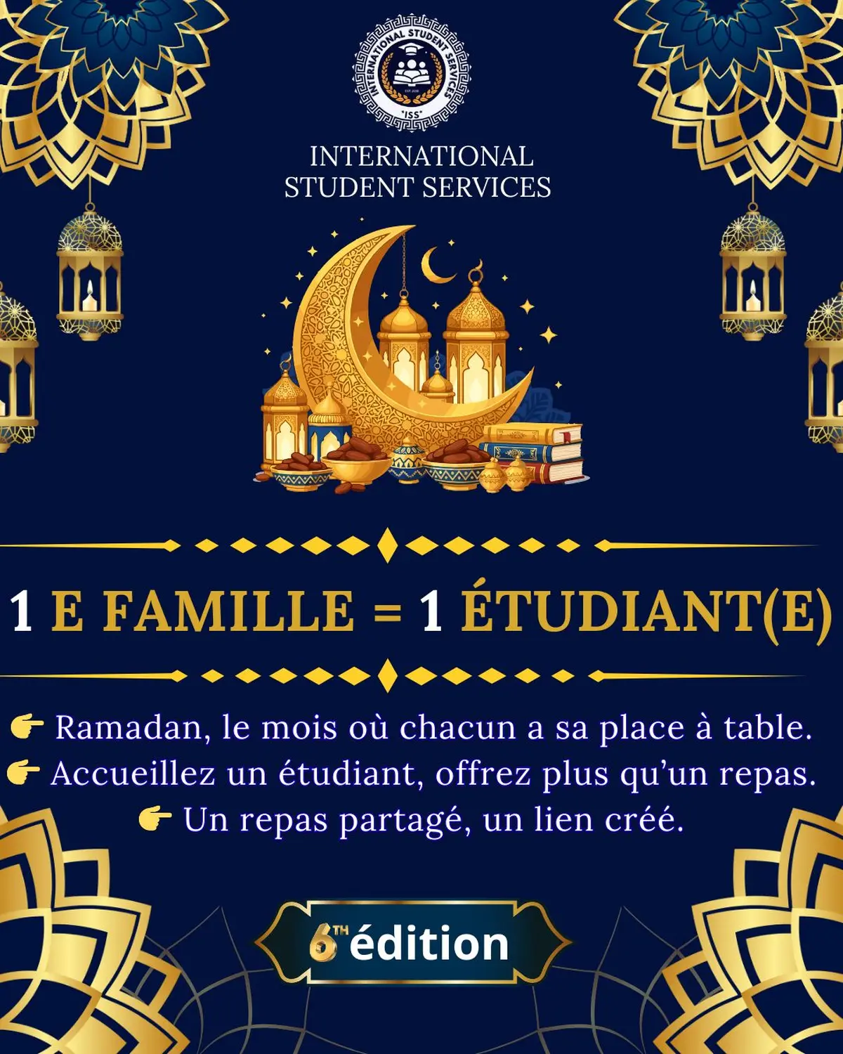 1 Famille = 1 Étudiant (e)  6 édition 