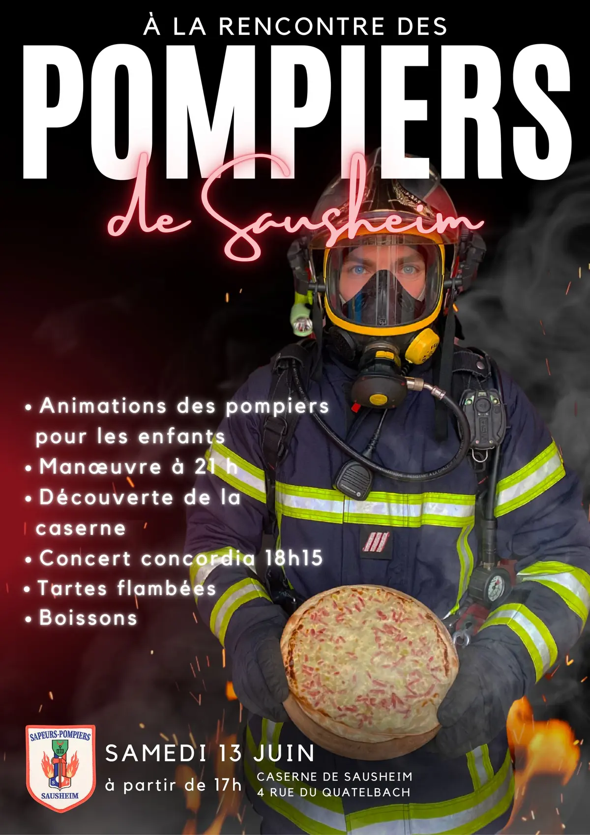 A la rencontre des pompiers de Sausheim
