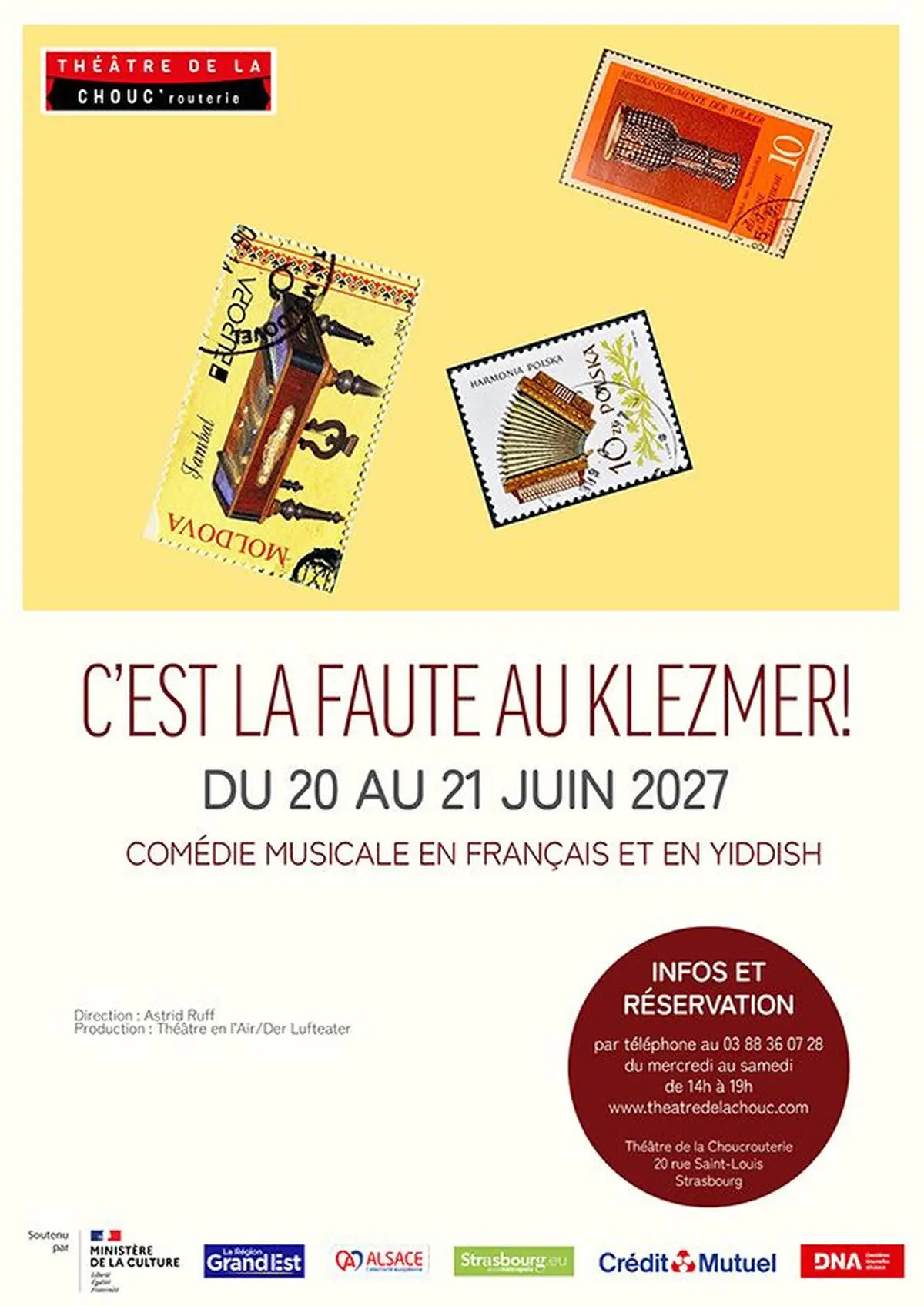 C'est la faute au Klezmer! - comédie musicale en français et en yiddish