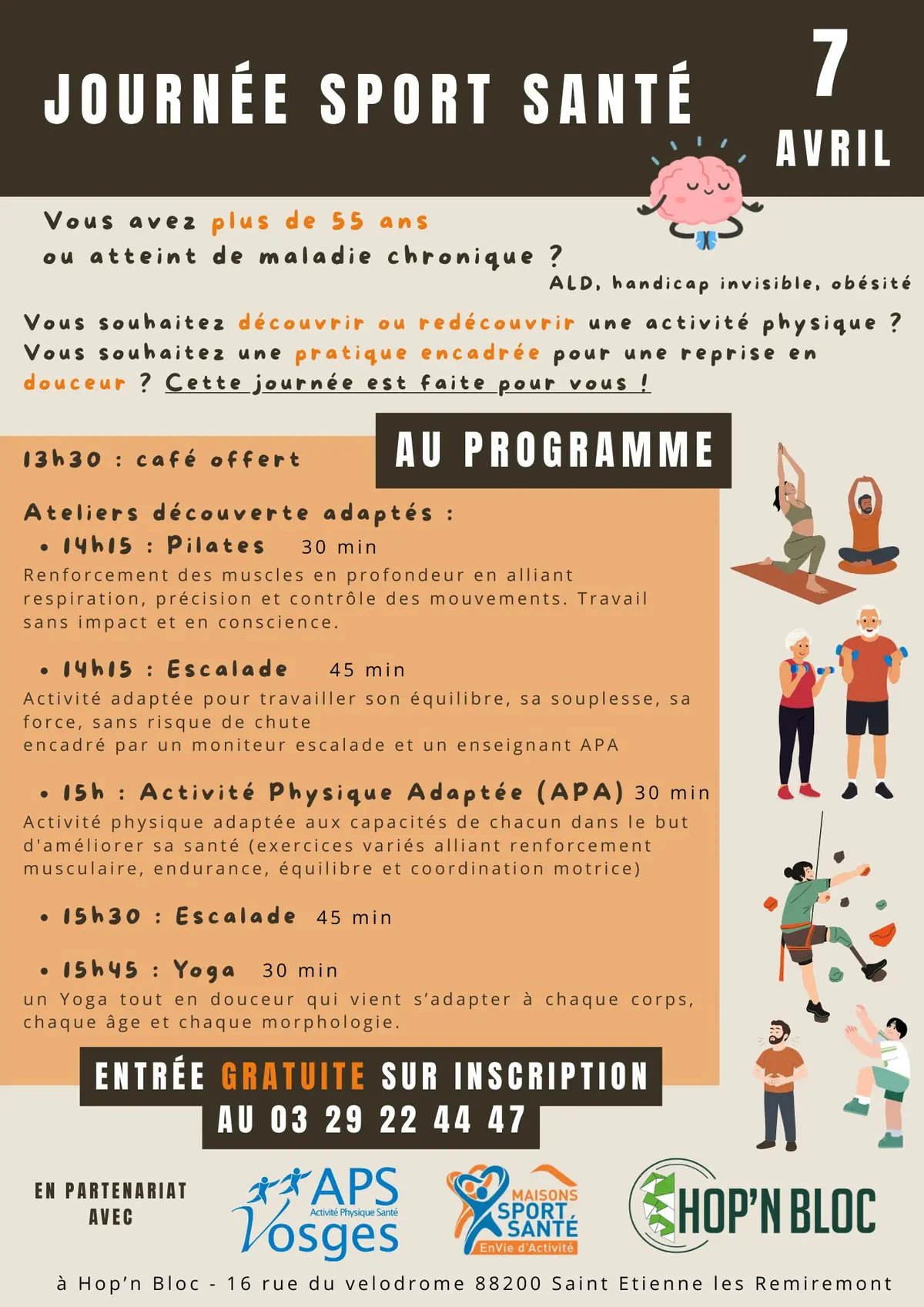 Journée Sport Santé – 100% GRATUIT 