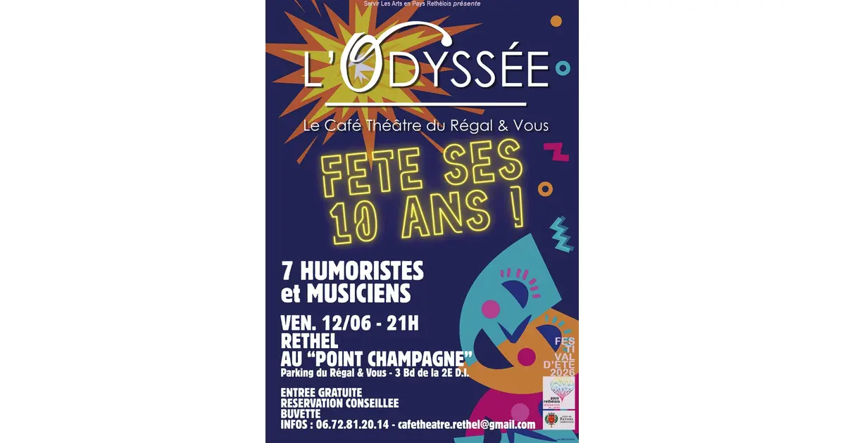 L'Odyssée fête ses 10 ans ! - Plateau humour et musique