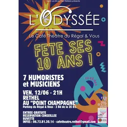 L'Odyssée fête ses 10 ans ! - Plateau humour et musique