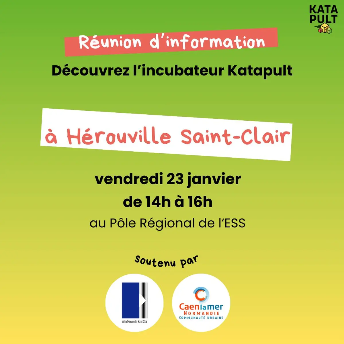 Découvrir Katapult, l'incubateur normand de l'ESS