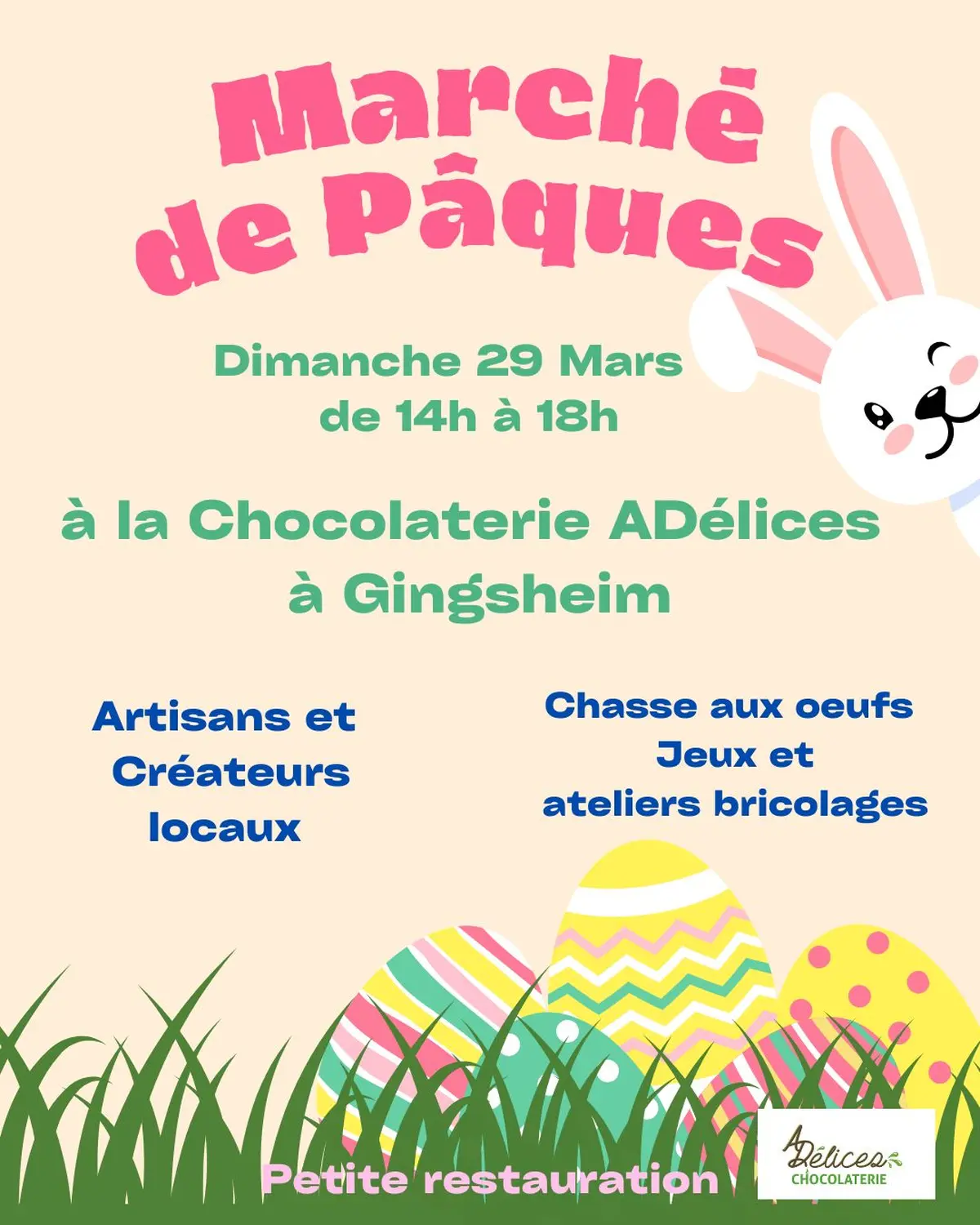 Marché de Pâques à la Chocolaterie ADélices
