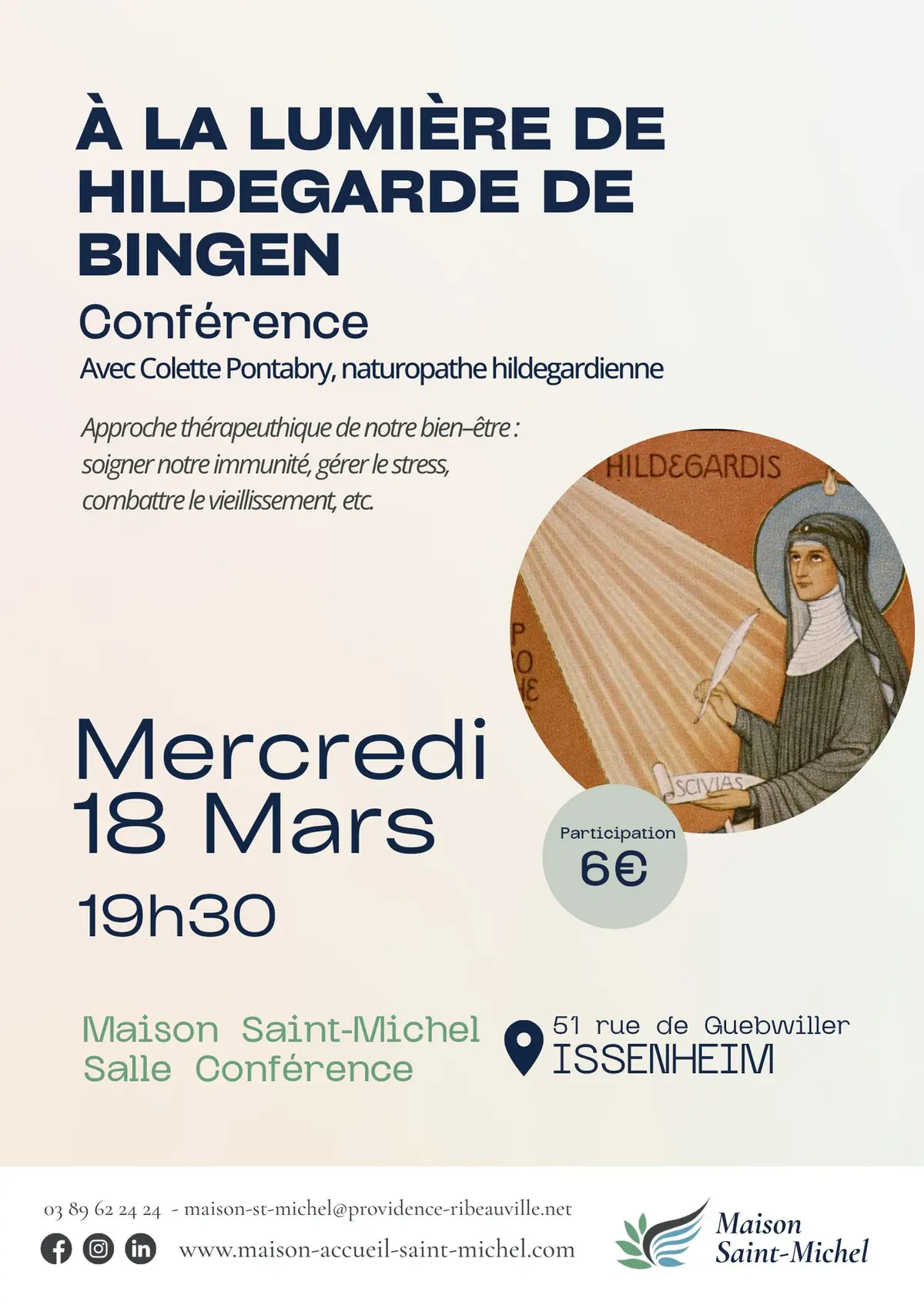 Conférence – À la lumière de Hildegarde de Bingen