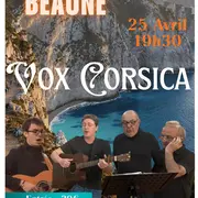 VOX CORSICA : Concert à Basilique Notre Dame de BEAUNE - 25 AVRIL 2026 - 19h30