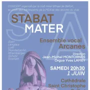 Stabat Mater par l\'Ensemble Vocal Arcanes, organisé par InnerWheel