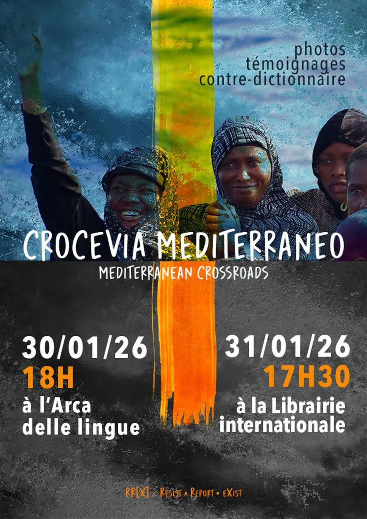 Crocevia Mediterraneo : expo photos et témoignages autour de la migration. 