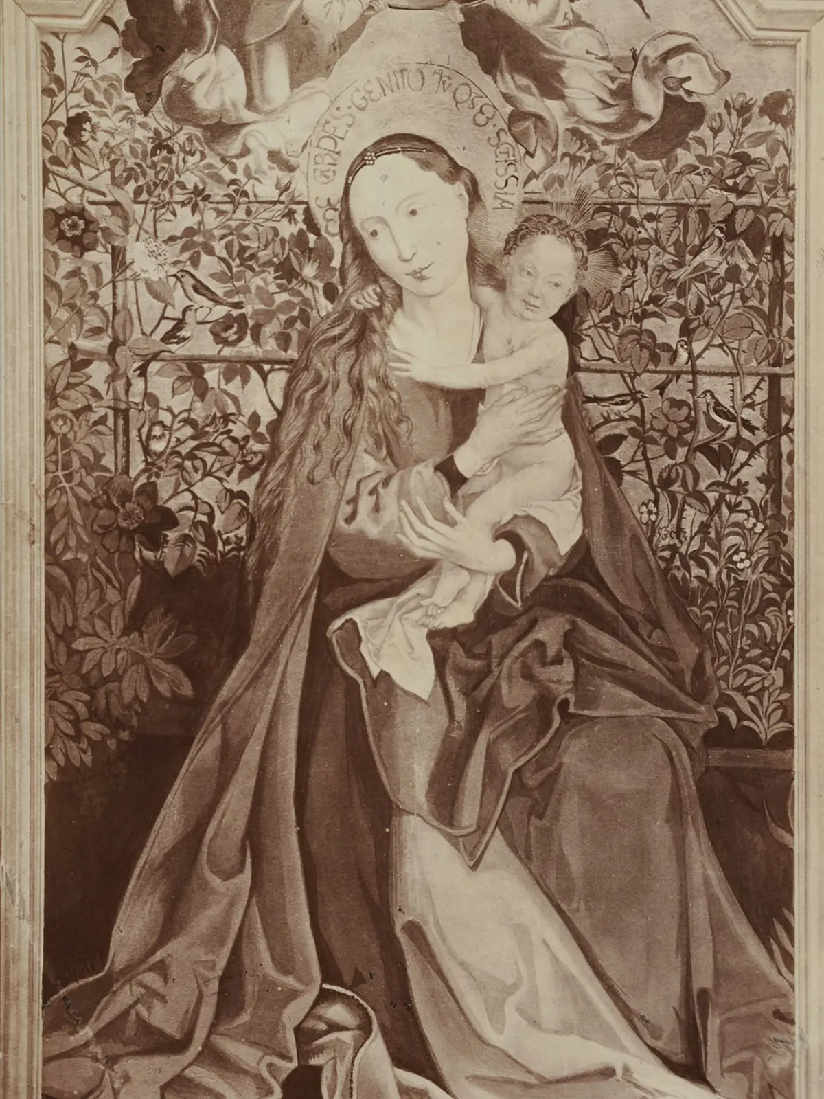 Conf IComprendre et préserver-La Vierge au buisson de roses de Martin Schongauer