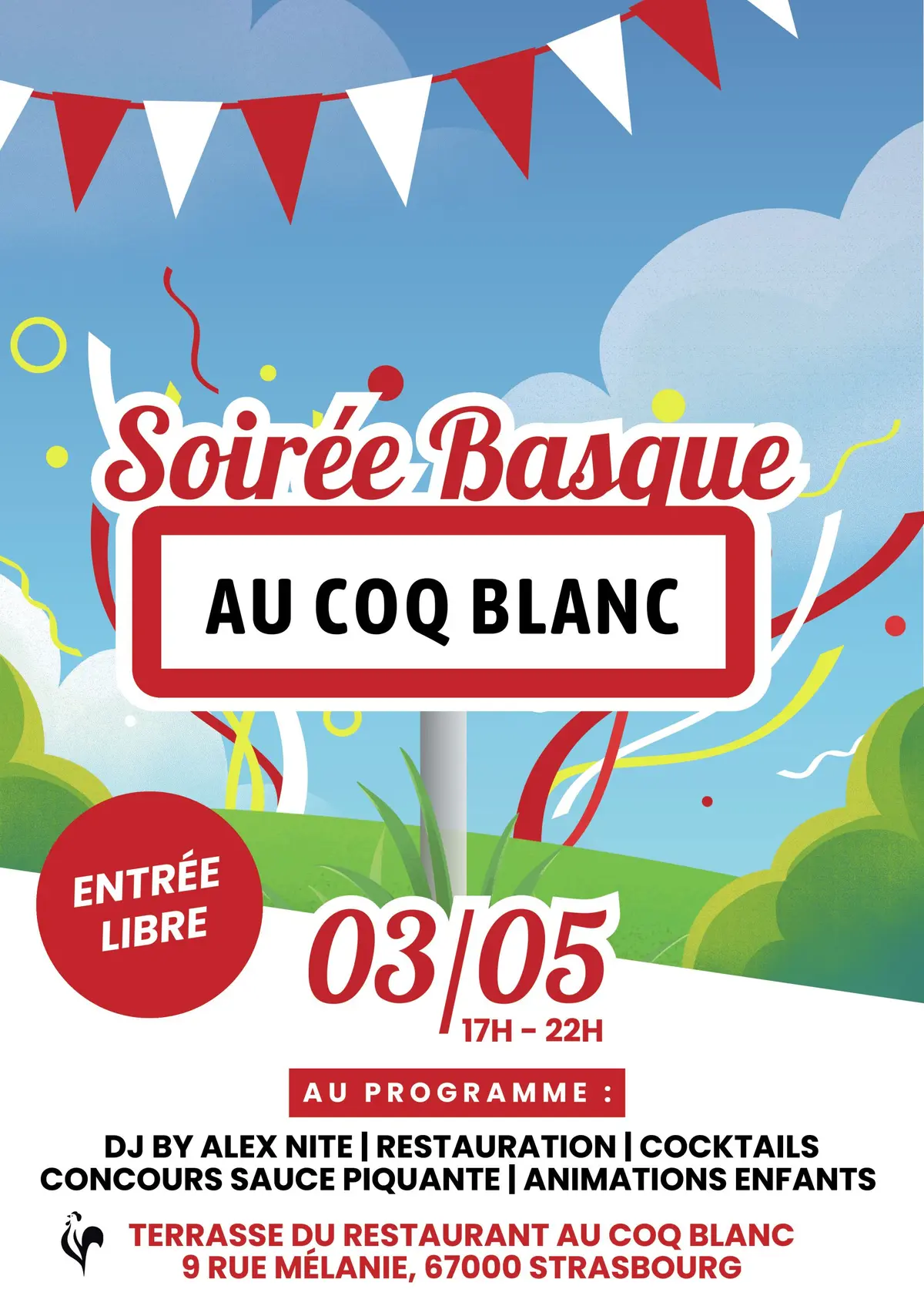 Soirée Basque Au Coq Blanc