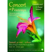 Concert de printemps de l'ensemble vocal A Choeur Battant