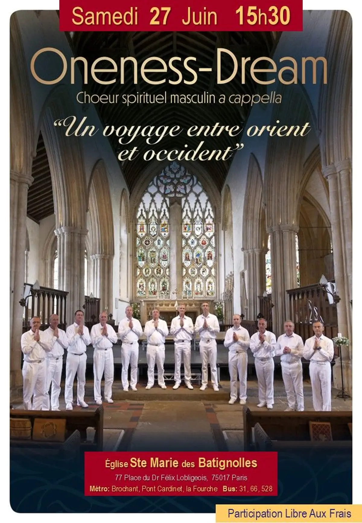 Chœur International  Masculin  a cappella   Oneness-Dream
