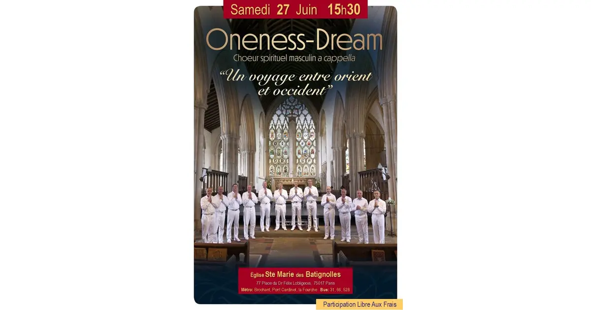 Chœur International Masculin a cappella "Oneness-Dream"