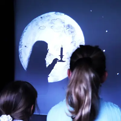 Spectacle théâtre d'ombres et mixage sonore