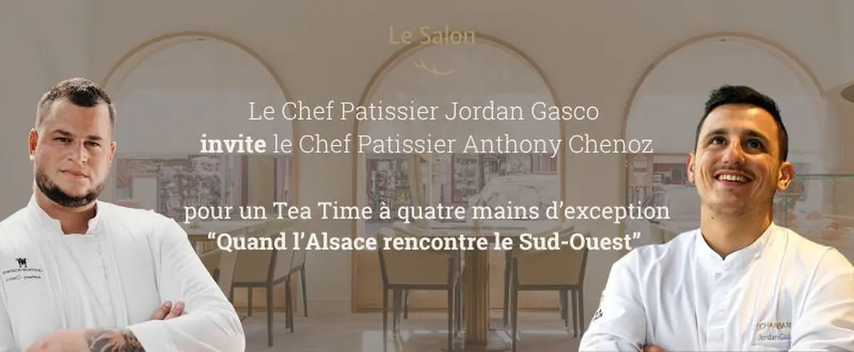 Le Chef Patissier Jordan Gasco  invite le Chef Patissier Anthony Chenoz