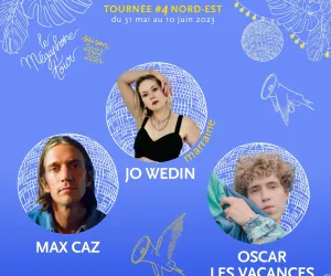 Festival : Mégaphone Tour avec Oscar Les Vacances, Max Caz et Jo Wedin