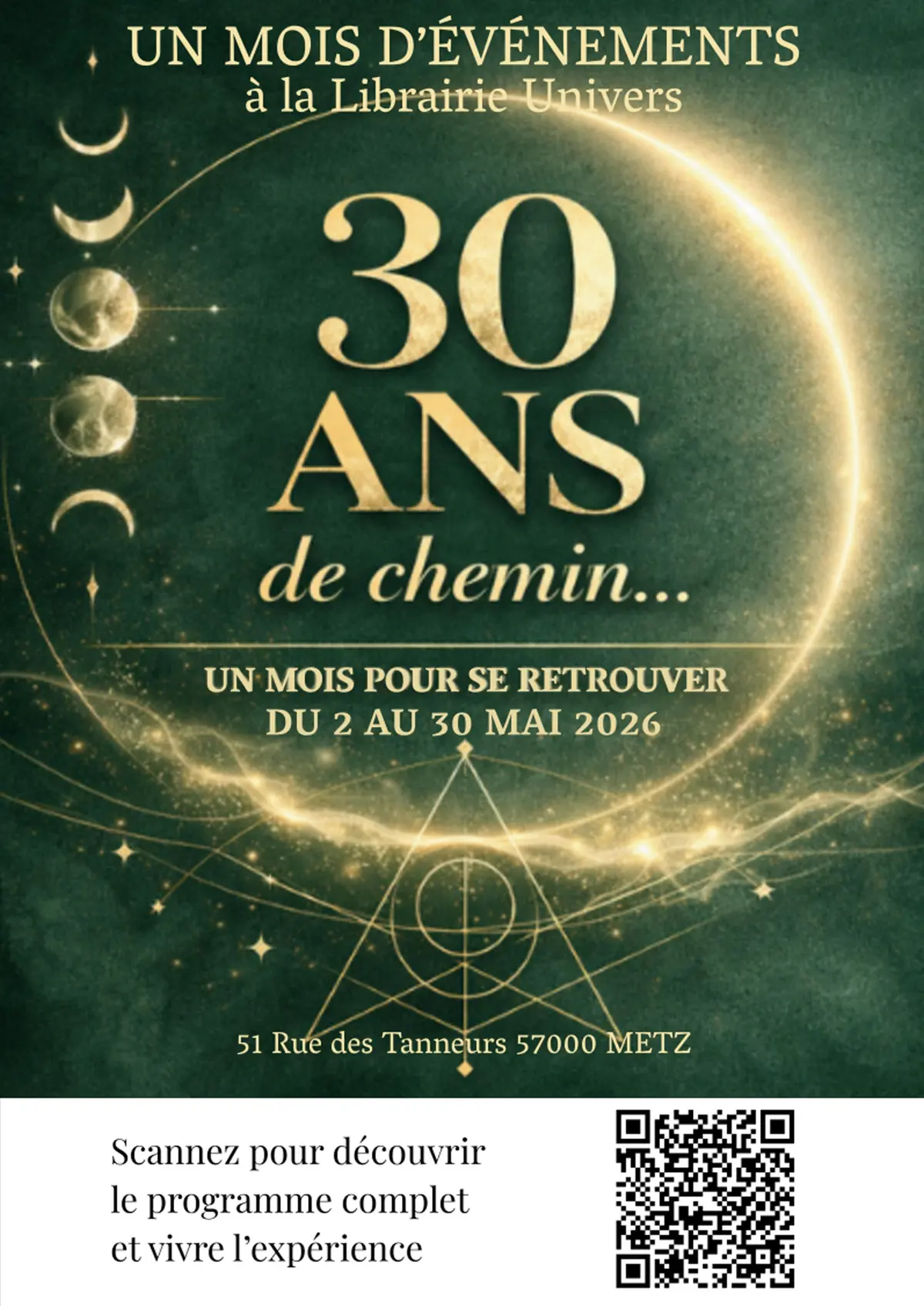 Les 30 ans de la librairie Univers – Un mois pour se retrouver