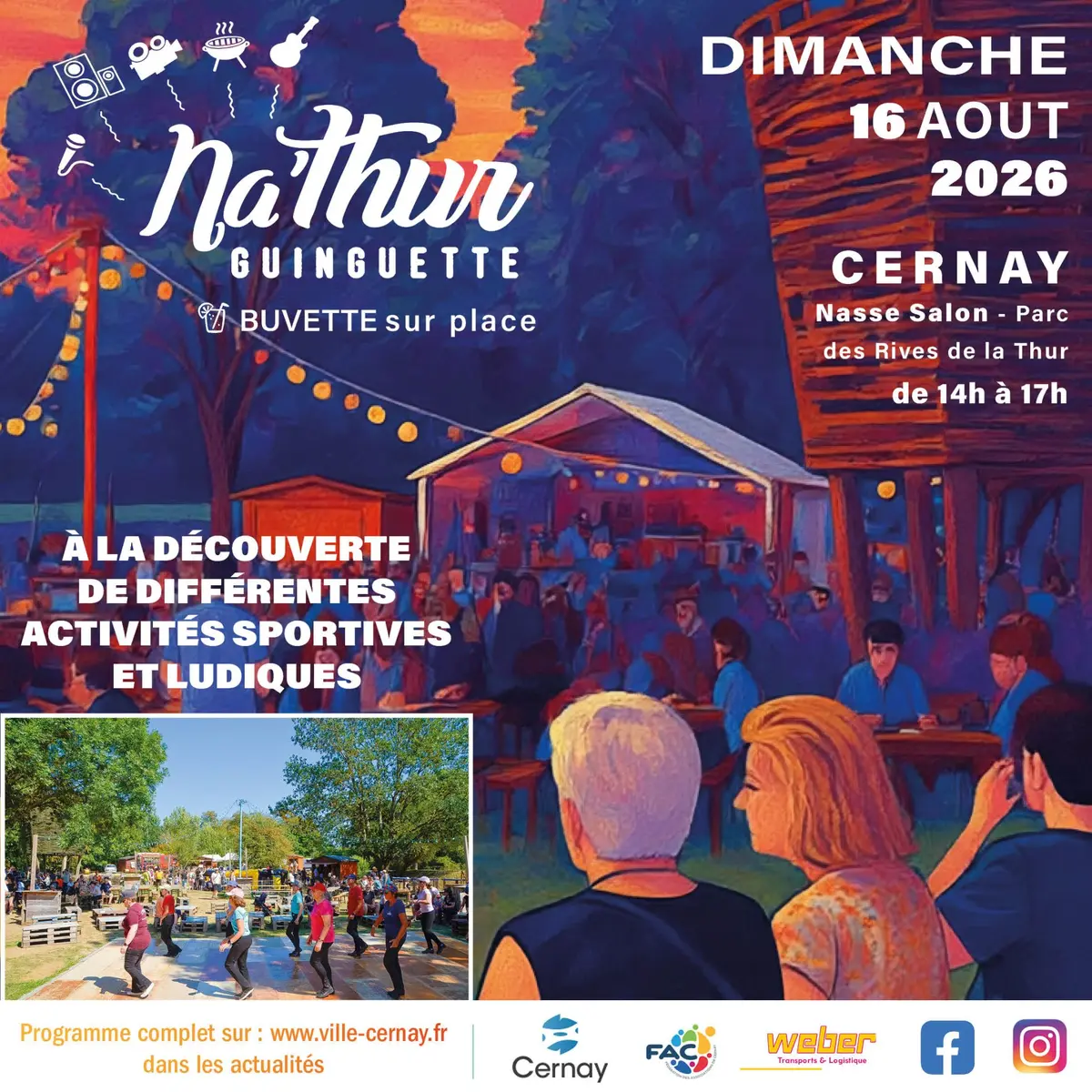 Guinguette Na'Thur de cernay - Après-midi ludique et sportive