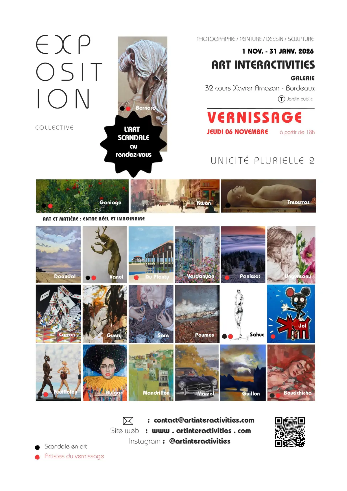 Exposition collective Unicité Plurielle 2