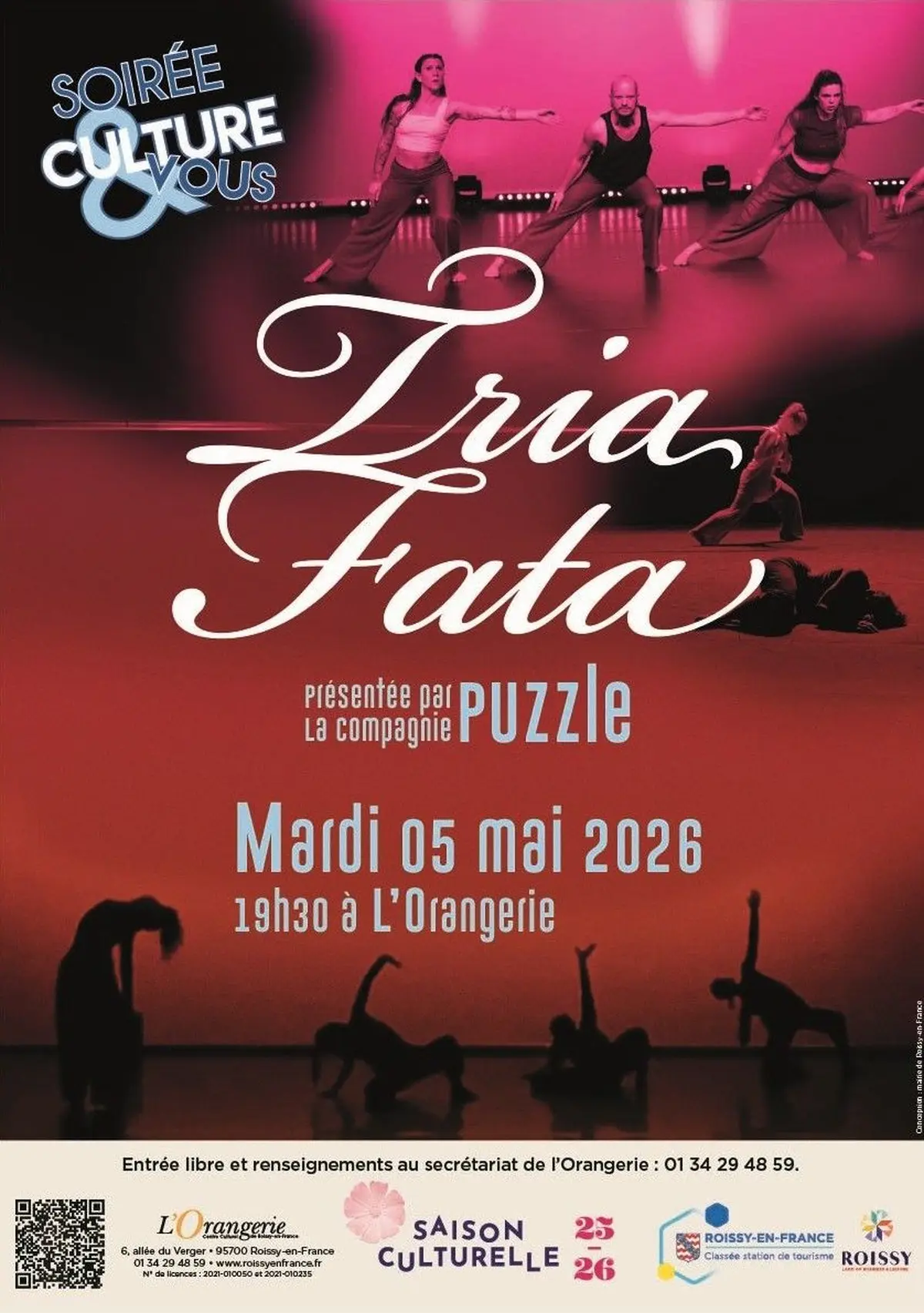 Soirée autour de la Compagnie Puzzle Tria Fata - Soirée Culture & Vous