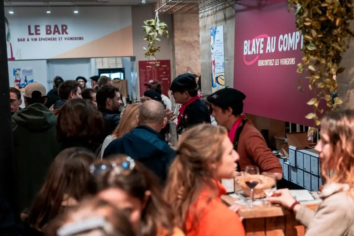Bar à vin éphémère des vignerons de Blaye