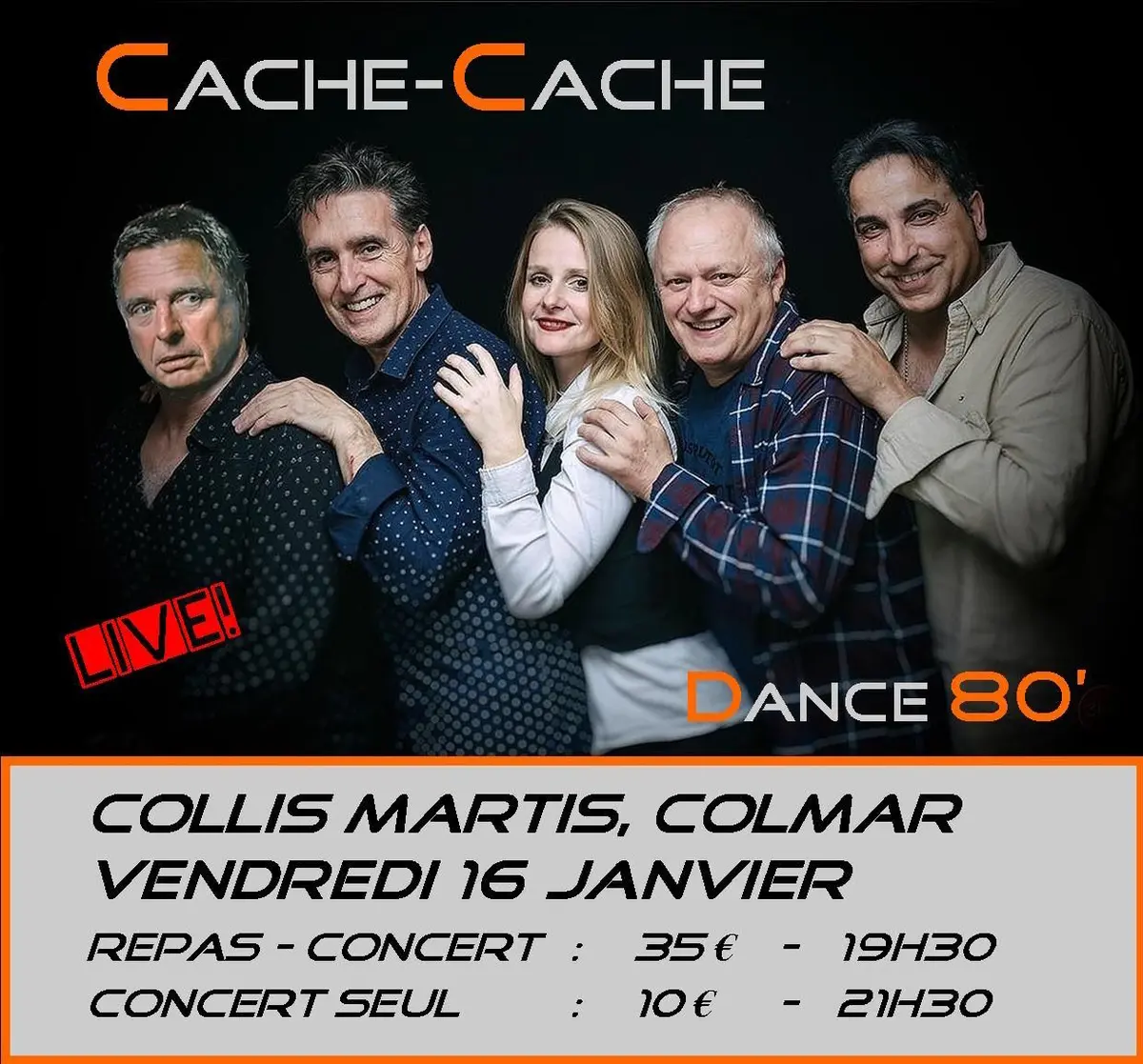 Live années 80 by Cache-Cache 