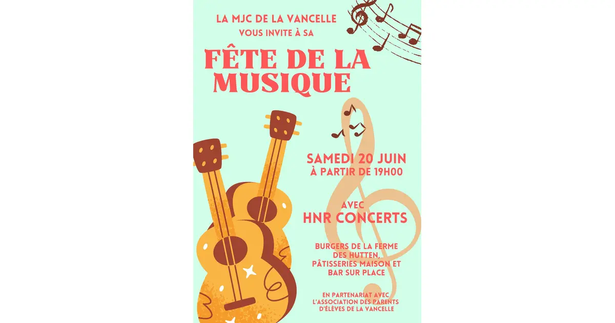 Fête de la musique à La Vancelle (le samedi 20 juin 2026)