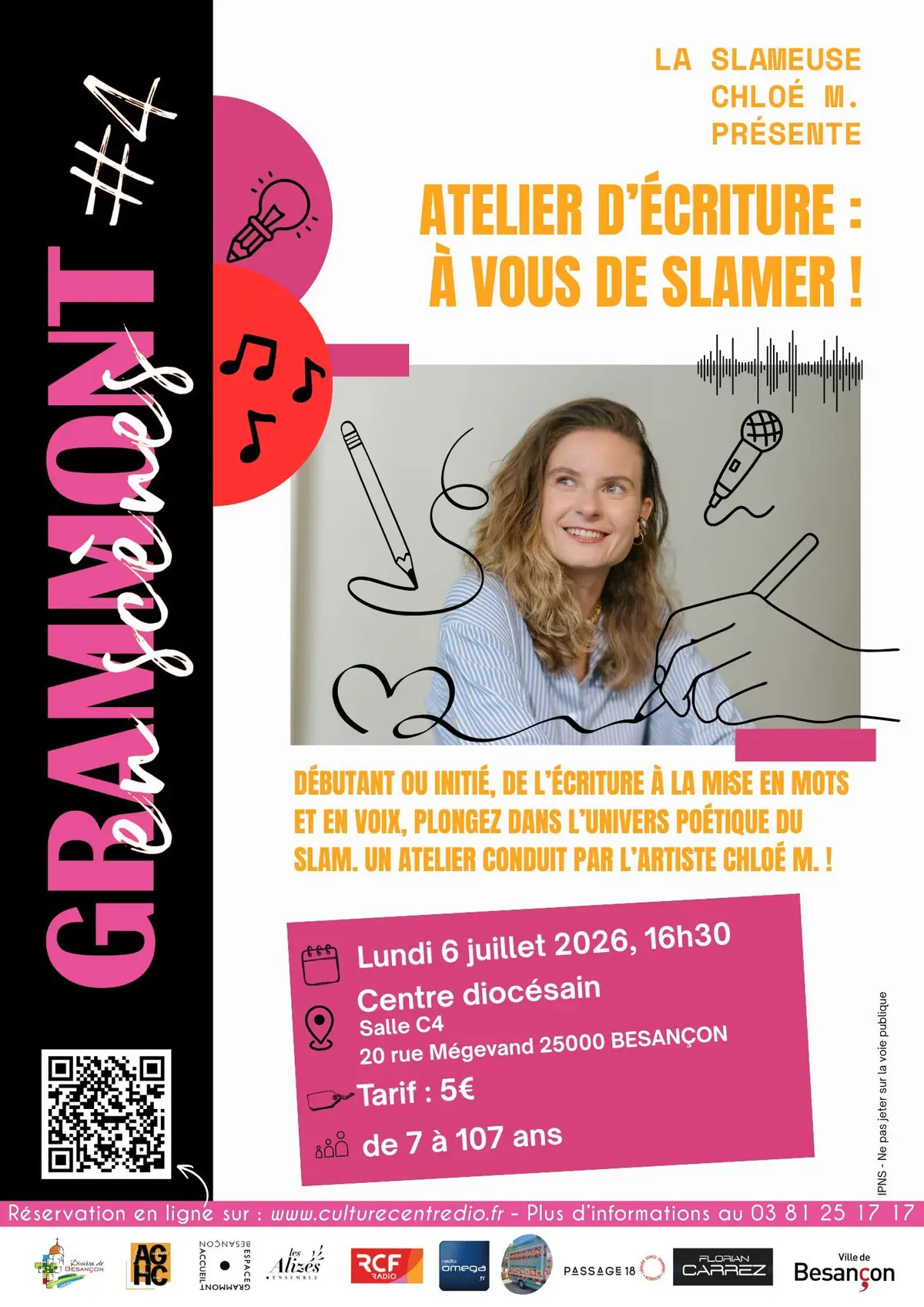 atelier d'écriture a vous de slamer