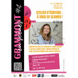 atelier d'écriture a vous de slamer