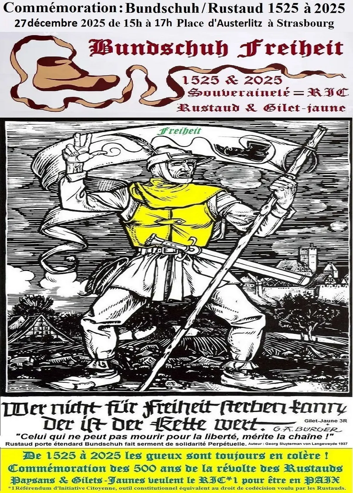 Fin de la Commémoration : le Bundschuh eut 500 ans en 2025 !