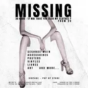POP UP : Vintage store MISSING : Have you seen my clothes ? 