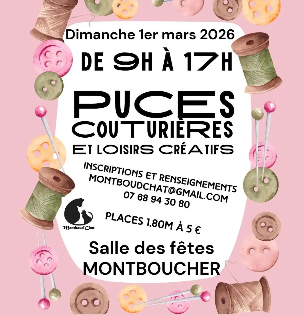 Puces Couturières et de Loisirs Créatifs