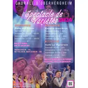 Spectacles de variétés Chorale Sainte Cécile Oberhergheim à Muntzenheim