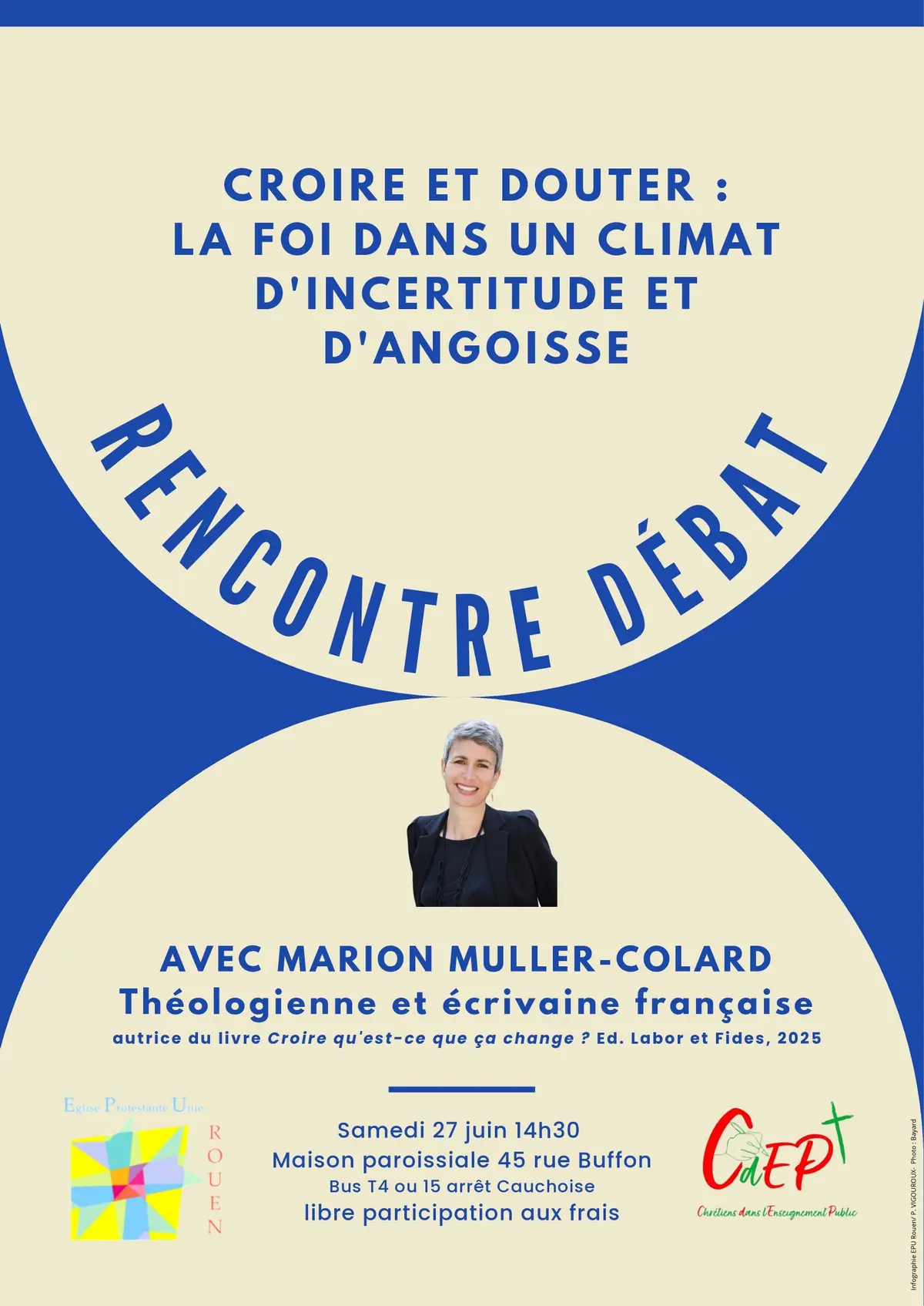 Rencontre débat avec Marion Muller-Colard