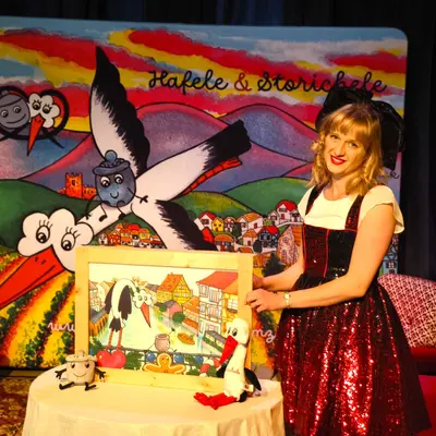 Spectacle jeune public Hafele & Storichele, ùf de Spüer vùm Deckele