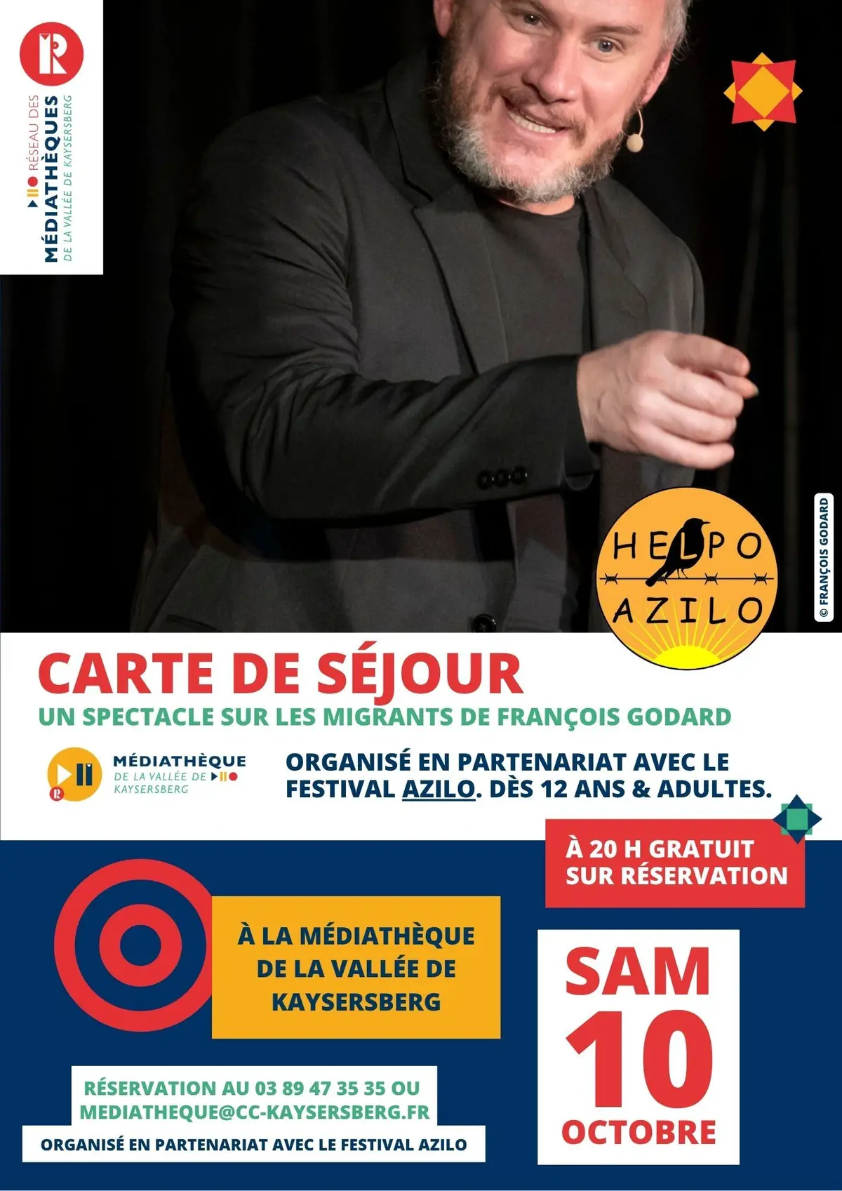 Spectacle adulte : Carte de séjour 