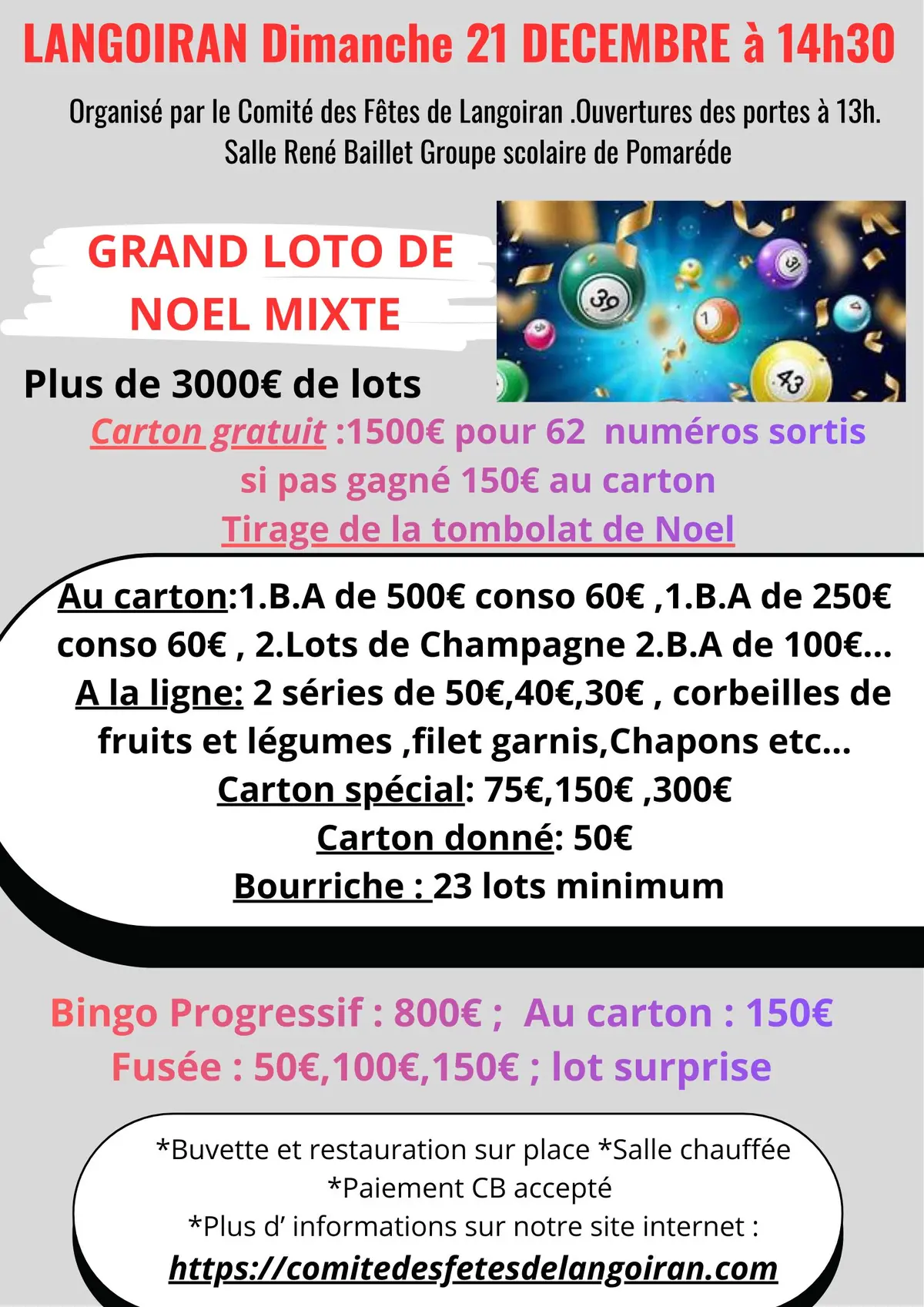 Grand loto de Noel 