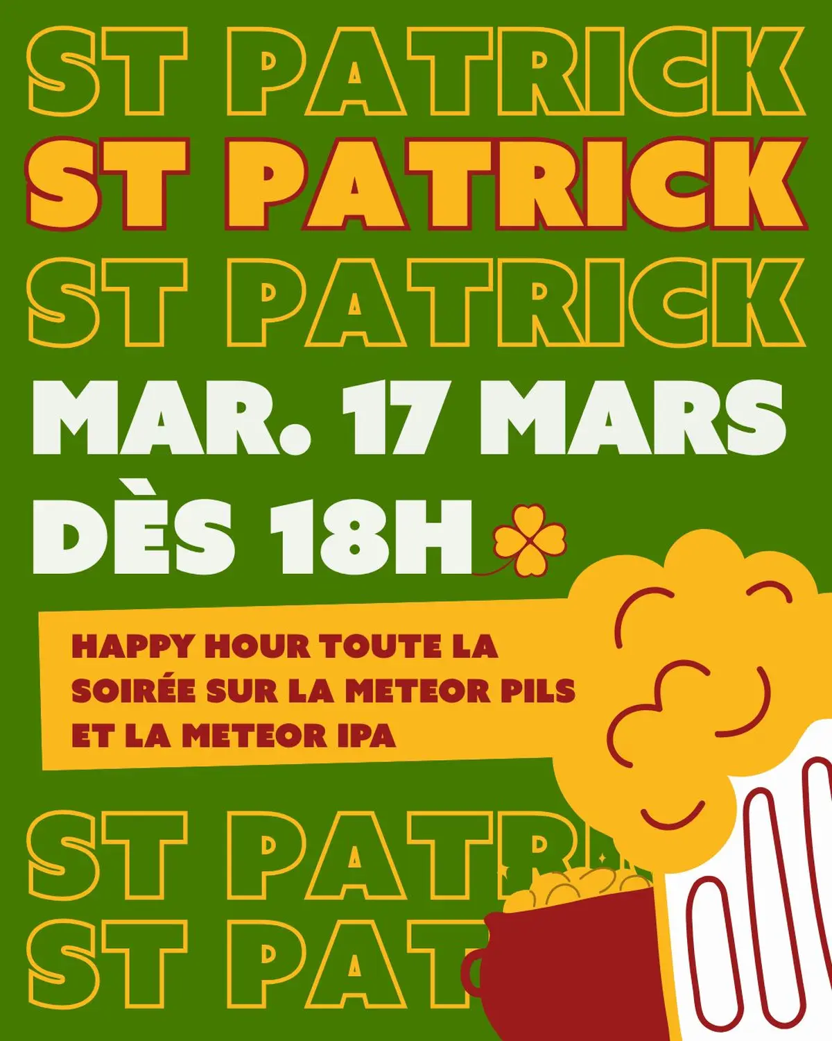 Le fût fête la St Patrick