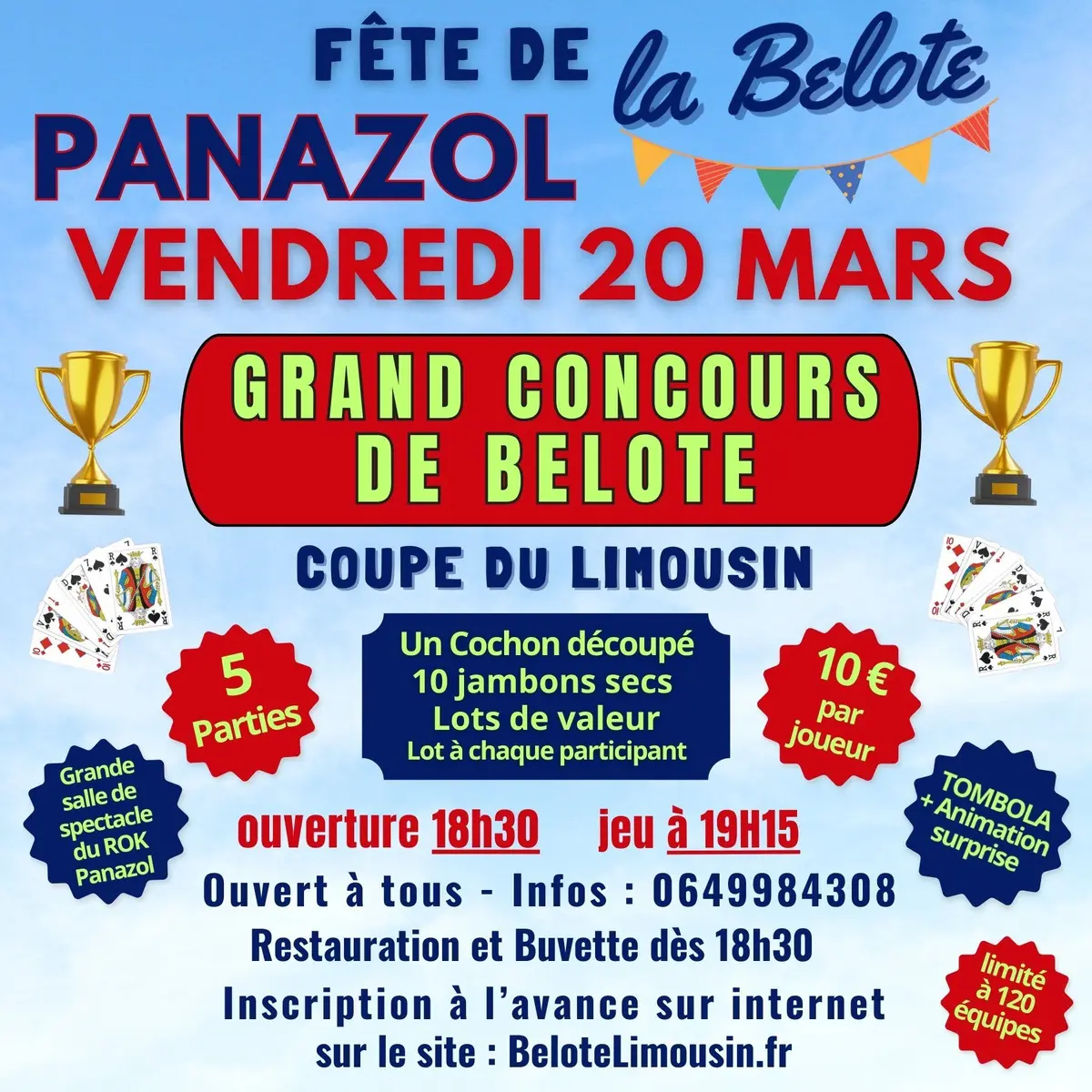 Grand concours de belote régional