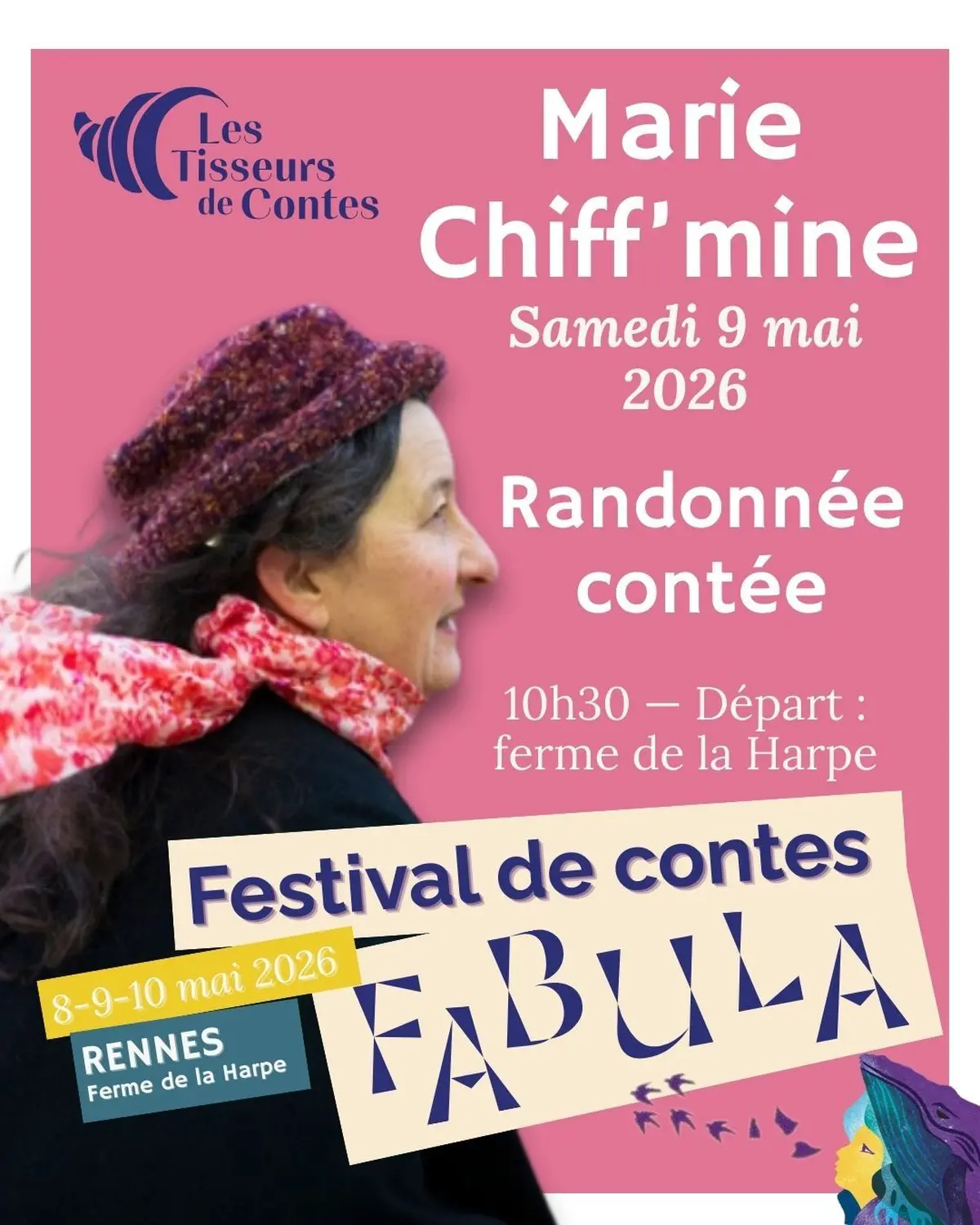Randonnée contée – Marie Chiff’mine | Festival Fabula