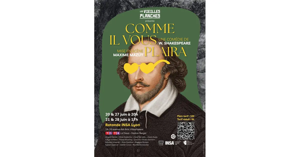 Spectacle "Comme il vous plaira"