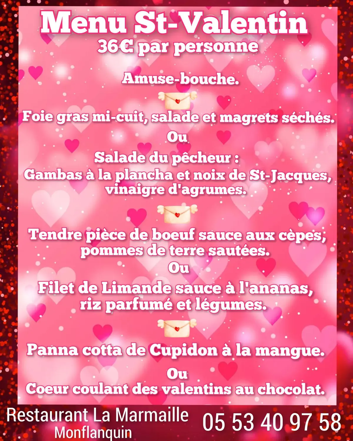 Soirée St Valentin