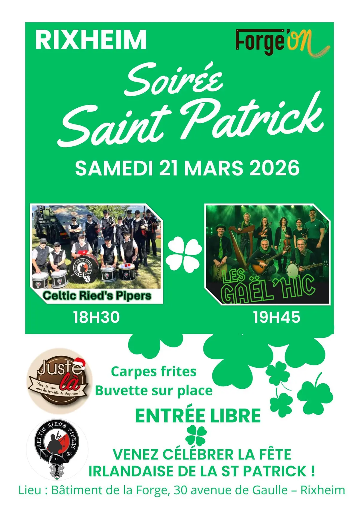 Soirée Saint-Patrick 