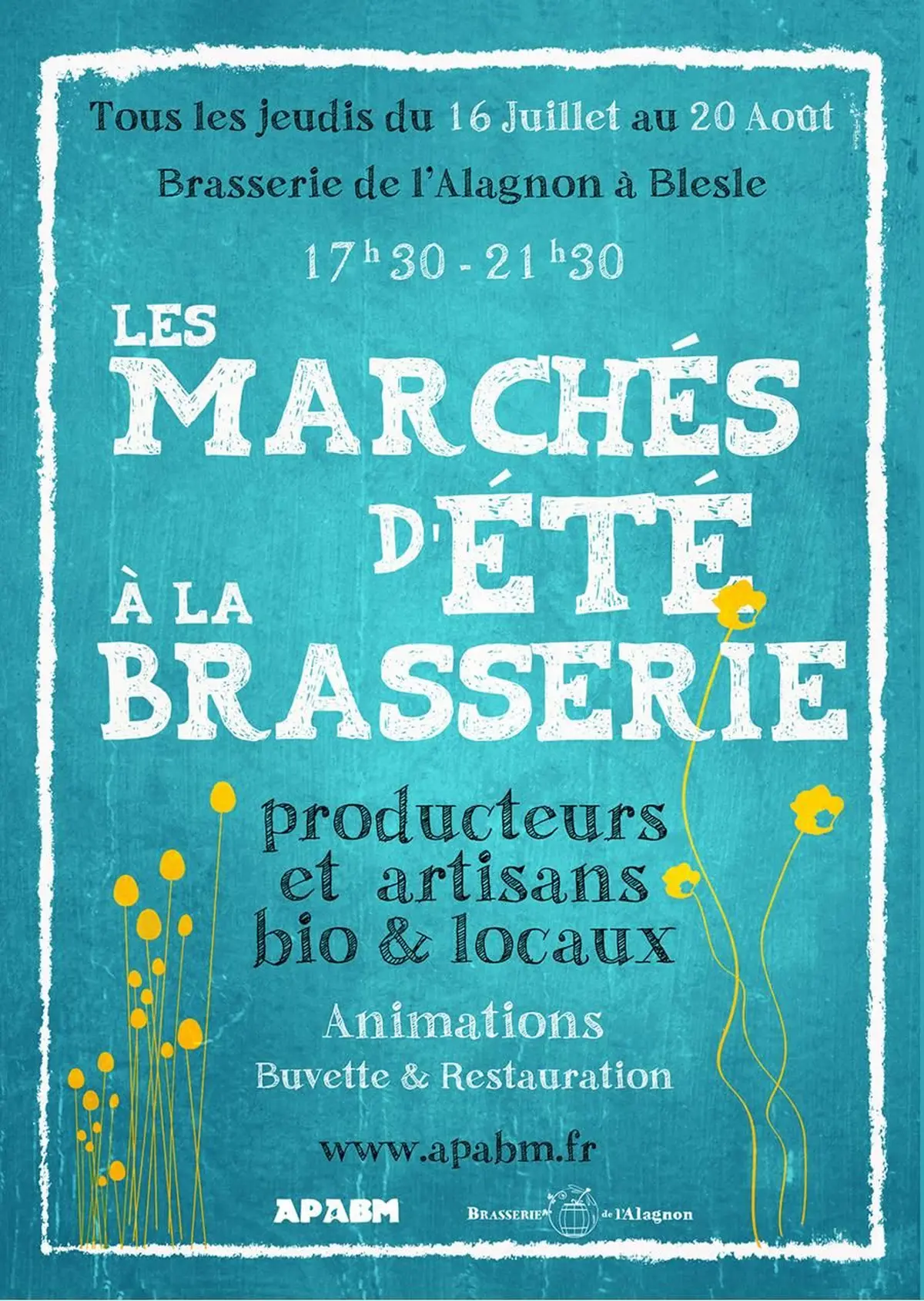 Premier marché d'été de l'APABM