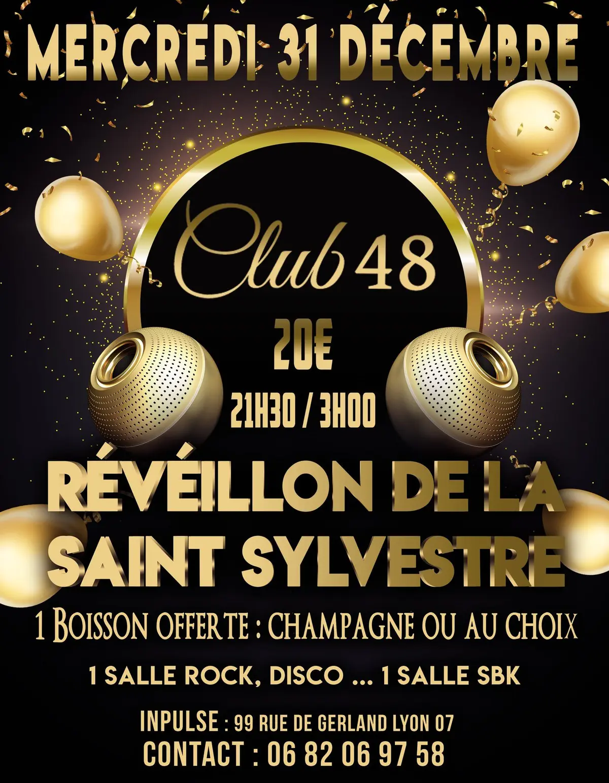 Réveillon de la Saint Sylvestre 2025